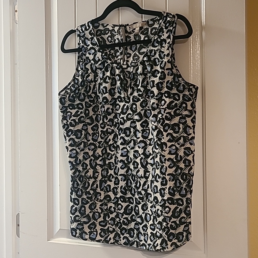 Banana Republic Med cheetah print blouse